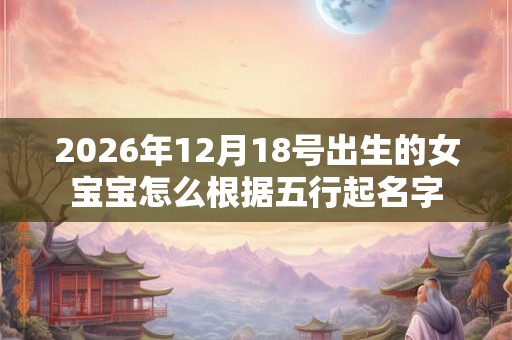 2026年12月18号出生的女宝宝怎么根据五行起名字