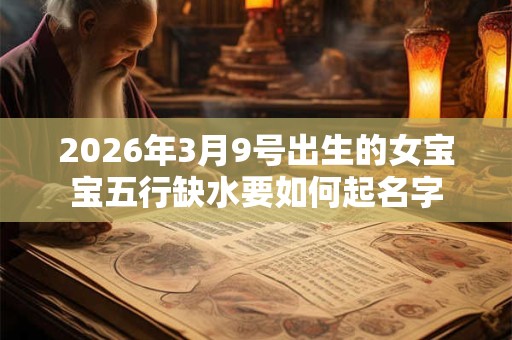 2026年3月9号出生的女宝宝五行缺水要如何起名字 2026年3月9号出生的女宝宝五行缺水要如何起名字