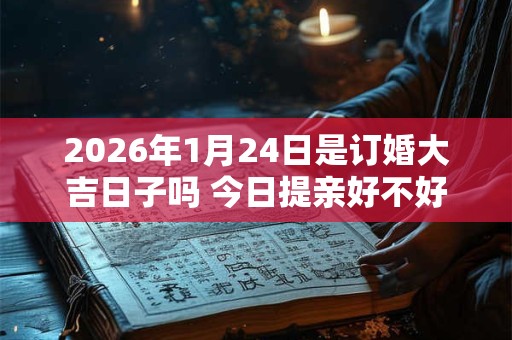 2026年1月24日是订婚大吉日子吗 今日提亲好不好 2026年1月24日是订婚大吉日子吗 今日提亲好不好