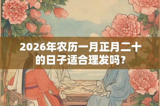 2026年农历一月正月二十的日子适合理发吗？