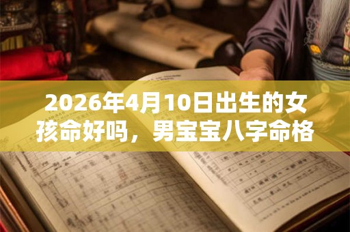 2026年4月10日出生的女孩命好吗，男宝宝八字命格