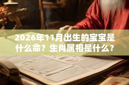 2026年11月出生的宝宝是什么命？生肖属相是什么？