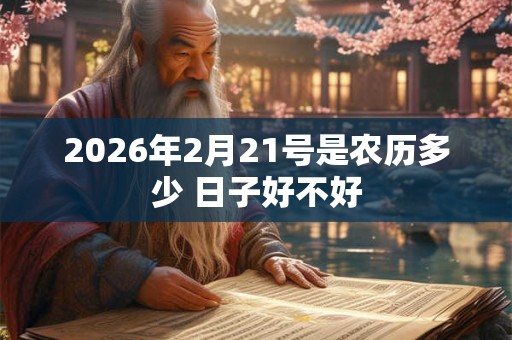 2026年2月21号是农历多少 日子好不好
