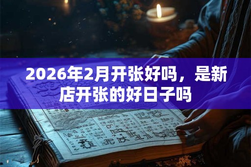 2026年2月开张好吗，是新店开张的好日子吗