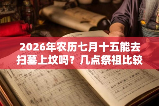 2026年农历七月十五能去扫墓上坟吗？几点祭祖比较好？