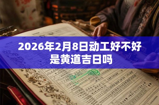 2026年2月8日动工好不好 是黄道吉日吗 2026年2月8日动工好不好 是黄道吉日吗