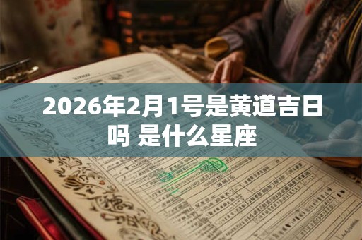 2026年2月1号是黄道吉日吗 是什么星座