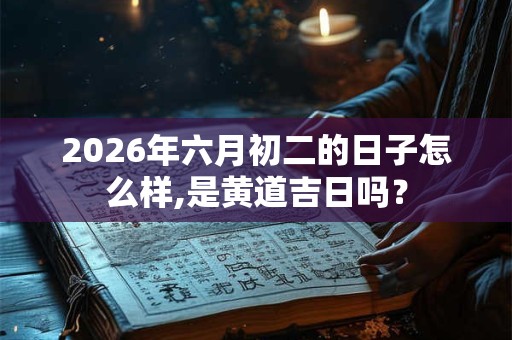 2026年六月初二的日子怎么样,是黄道吉日吗？