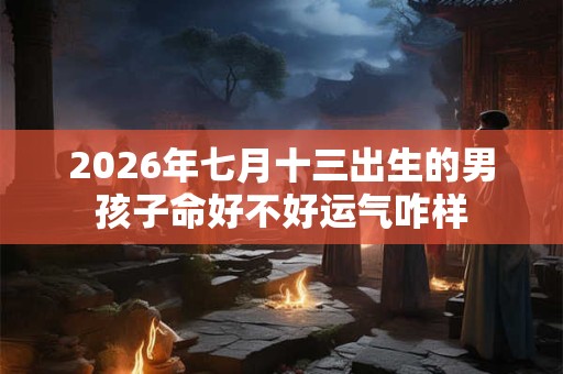 2026年七月十三出生的男孩子命好不好运气咋样 2026年七月十三出生的男孩子命好不好运气咋样