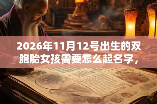 2026年11月12号出生的双胞胎女孩需要怎么起名字,五行属什么? 2026年11月12号出生的双胞胎女孩需要怎么起名字,五行属什么?