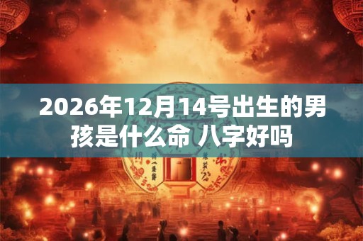 2026年12月14号出生的男孩是什么命 八字好吗