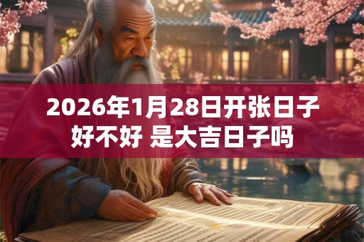 2026年1月28日开张日子好不好 是大吉日子吗