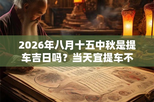 2026年八月十五中秋是提车吉日吗?当天宜提车不 2026年八月十五中秋是提车吉日吗?当天宜提车不