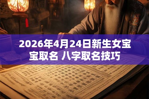 2026年4月24日新生女宝宝取名 八字取名技巧
