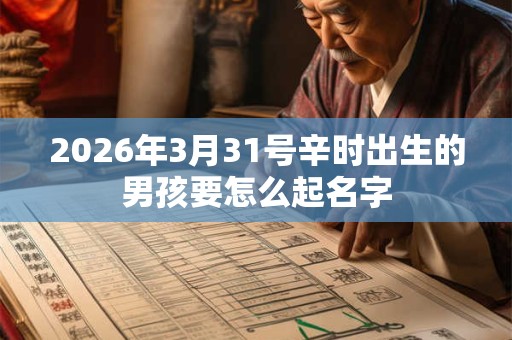 2026年3月31号辛时出生的男孩要怎么起名字