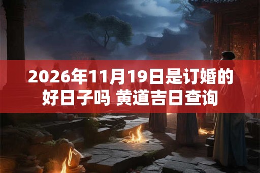 2026年11月19日是订婚的好日子吗 黄道吉日查询