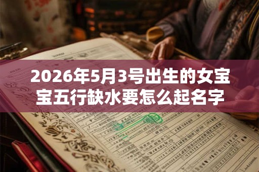 2026年5月3号出生的女宝宝五行缺水要怎么起名字