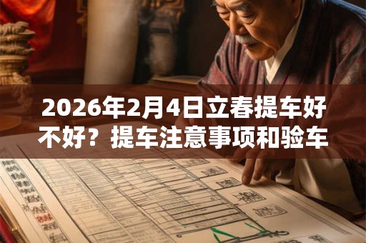 2026年2月4日立春提车好不好？提车注意事项和验车的步骤？