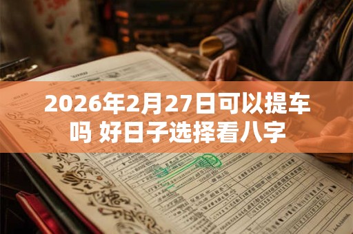 2026年2月27日可以提车吗 好日子选择看八字