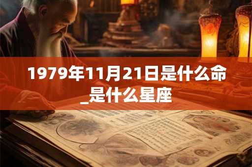 1979年11月21日是什么命_是什么星座