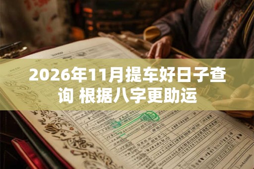 2026年11月提车好日子查询 根据八字更助运
