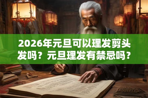 2026年元旦可以理发剪头发吗？元旦理发有禁忌吗？