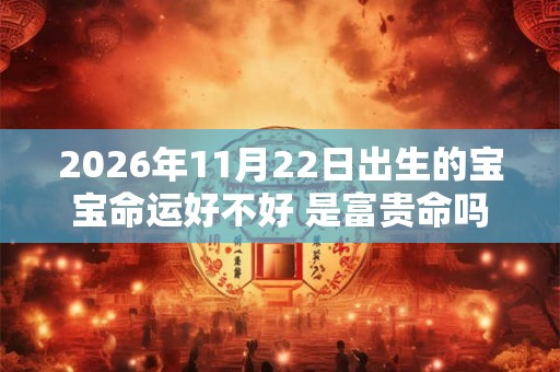 2026年11月22日出生的宝宝命运好不好 是富贵命吗