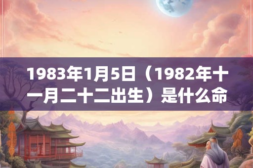 1983年1月5日（1982年十一月二十二出生）是什么命_命运如何