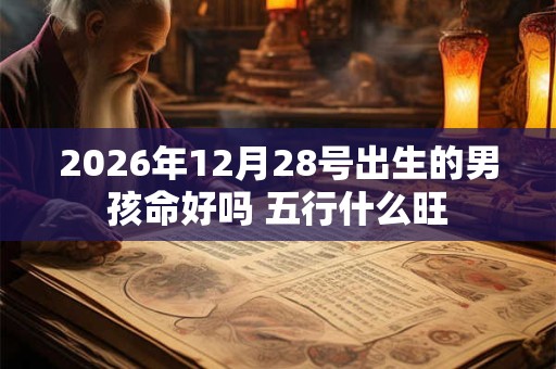 2026年12月28号出生的男孩命好吗 五行什么旺