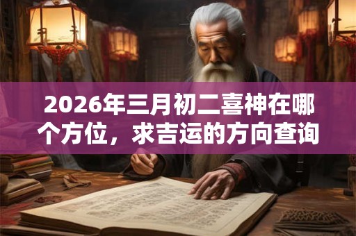 2026年三月初二喜神在哪个方位,求吉运的方向查询 2026年三月初二喜神在哪个方位,求吉运的方向查询