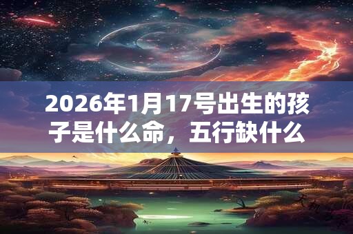 2026年1月17号出生的孩子是什么命,五行缺什么 2026年1月17号出生的孩子是什么命,五行缺什么