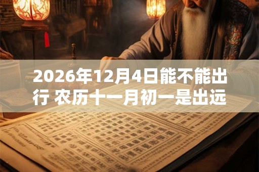 2026年12月4日能不能出行 农历十一月初一是出远门好日子吗 2026年12月4日能不能出行 农历十一月初一是出远门好日子吗