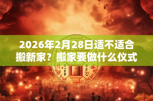 2026年2月28日适不适合搬新家？搬家要做什么仪式？