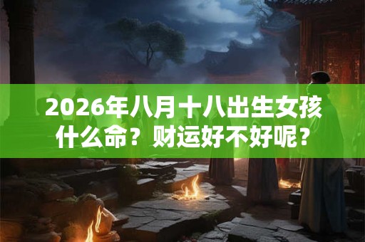 2026年八月十八出生女孩什么命？财运好不好呢？