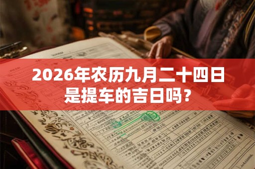 2026年农历九月二十四日是提车的吉日吗? 2026年农历九月二十四日是提车的吉日吗?