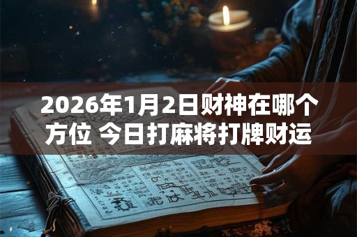 2026年1月2日财神在哪个方位 今日打麻将打牌财运方位 2026年1月2日财神在哪个方位 今日打麻将打牌财运方位