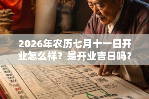 2026年农历七月十一日开业怎么样?是开业吉日吗? 2026年农历七月十一日开业怎么样?是开业吉日吗?