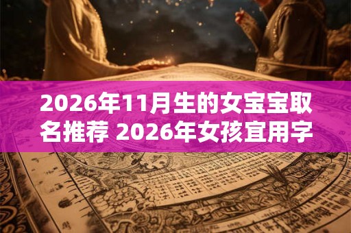 2026年11月生的女宝宝取名推荐 2026年女孩宜用字有哪些