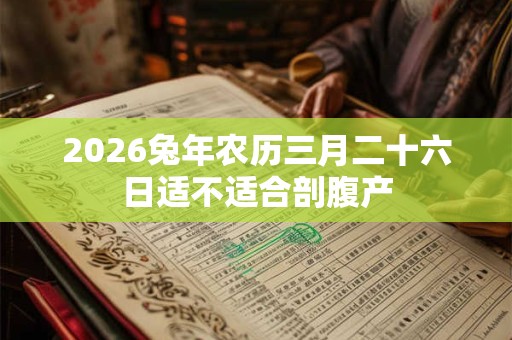 2026兔年农历三月二十六日适不适合剖腹产 2026兔年农历三月二十六日适不适合剖腹产