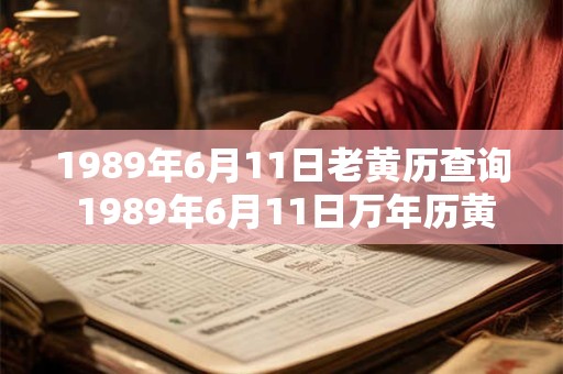 1989年6月11日老黄历查询 1989年6月11日万年历黄道吉日