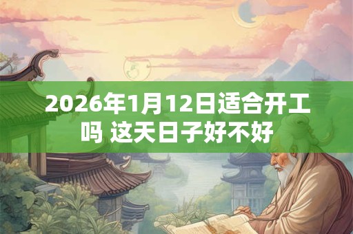 2026年1月12日适合开工吗 这天日子好不好