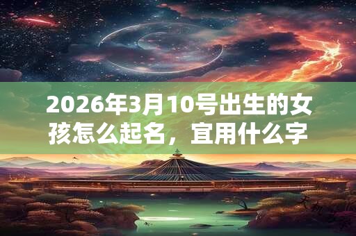 2026年3月10号出生的女孩怎么起名,宜用什么字 2026年3月10号出生的女孩怎么起名,宜用什么字