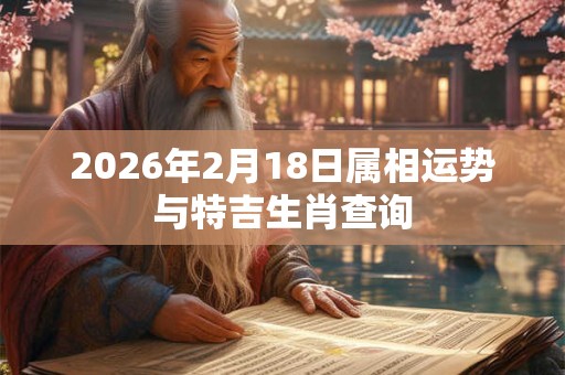 2026年2月18日属相运势与特吉生肖查询