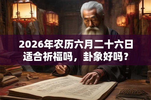 2026年农历六月二十六日适合祈福吗,卦象好吗? 2026年农历六月二十六日适合祈福吗,卦象好吗?