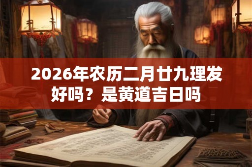2026年农历二月廿九理发好吗？是黄道吉日吗