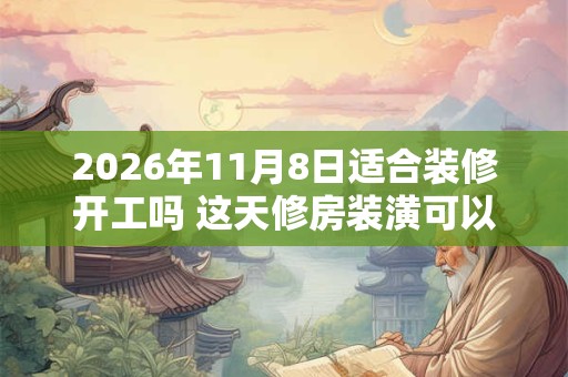 2026年11月8日适合装修开工吗 这天修房装潢可以吗