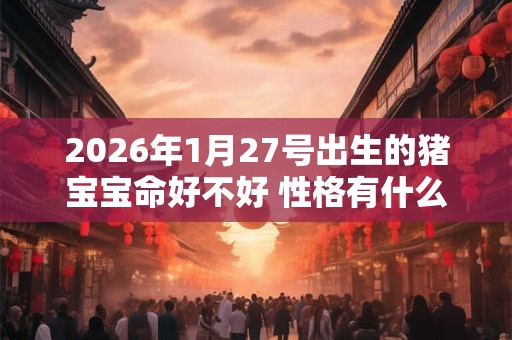 2026年1月27号出生的猪宝宝命好不好 性格有什么特点