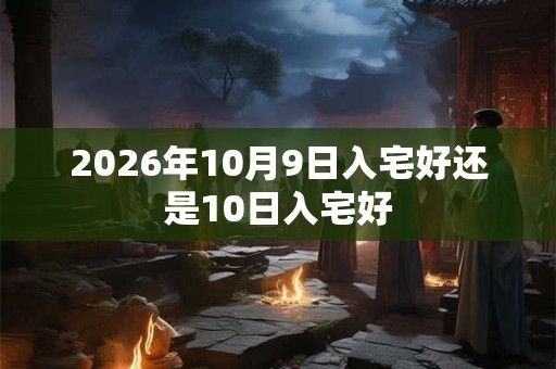 2026年10月9日入宅好还是10日入宅好