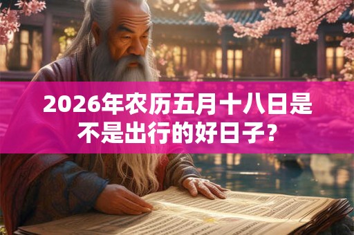 2026年农历五月十八日是不是出行的好日子？