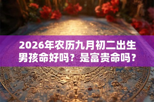 2026年农历九月初二出生男孩命好吗？是富贵命吗？